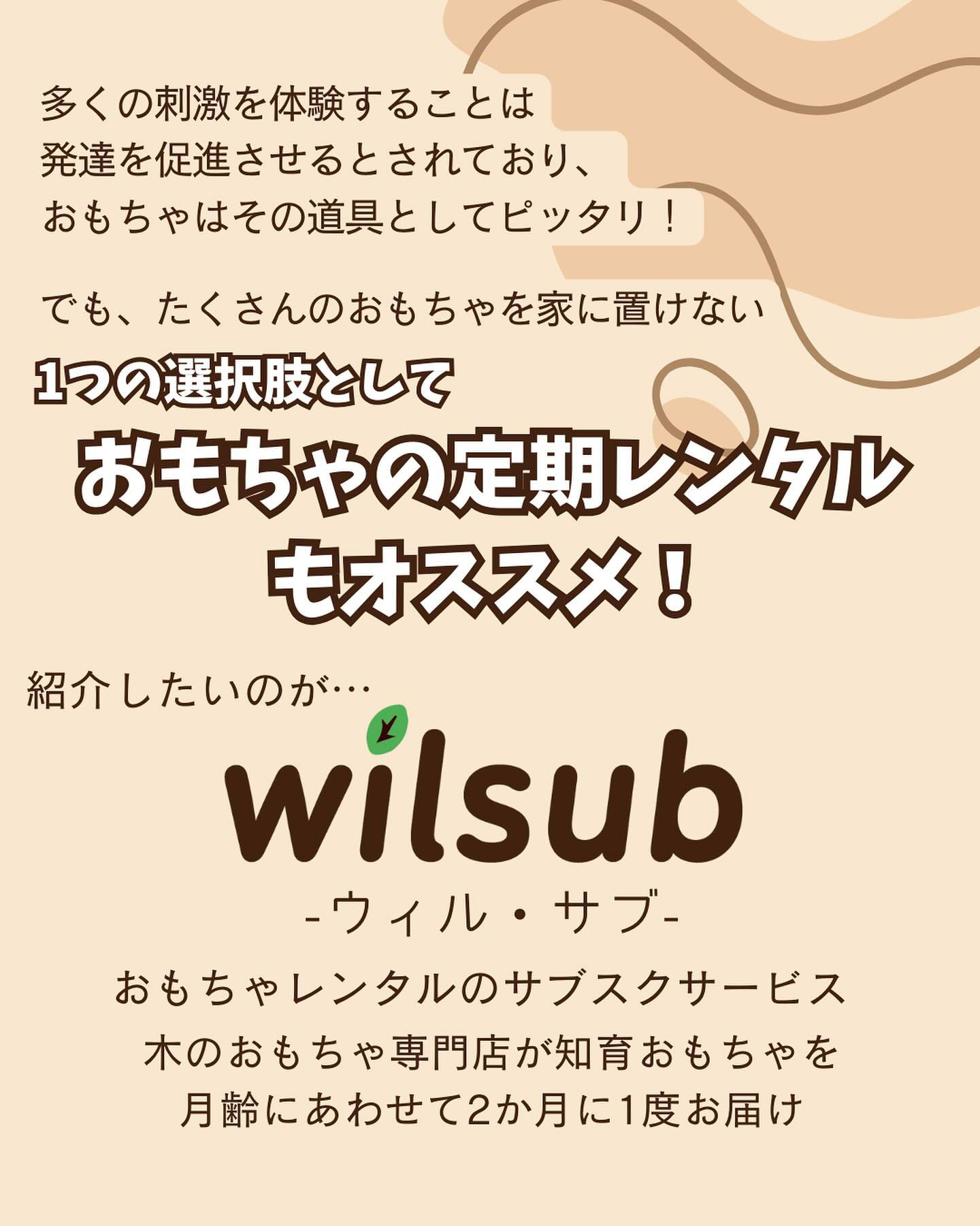 木のおもちゃのサブスク ウィル・サブ　おすすめする理由2